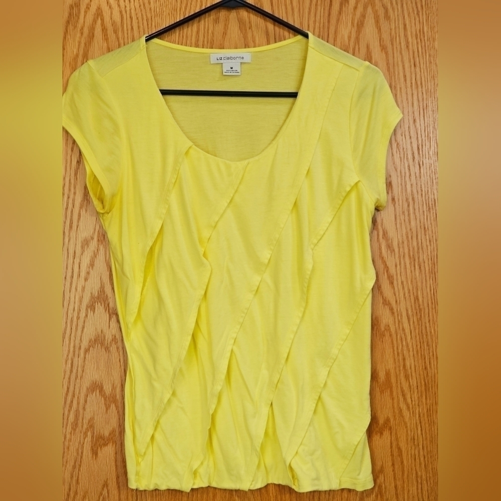 Liz Claiborne Rufgle Top sz M